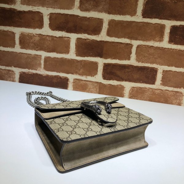 Gucci hohe Qualität 421970 Dionysos GG Supreme Mini Beige Taschen