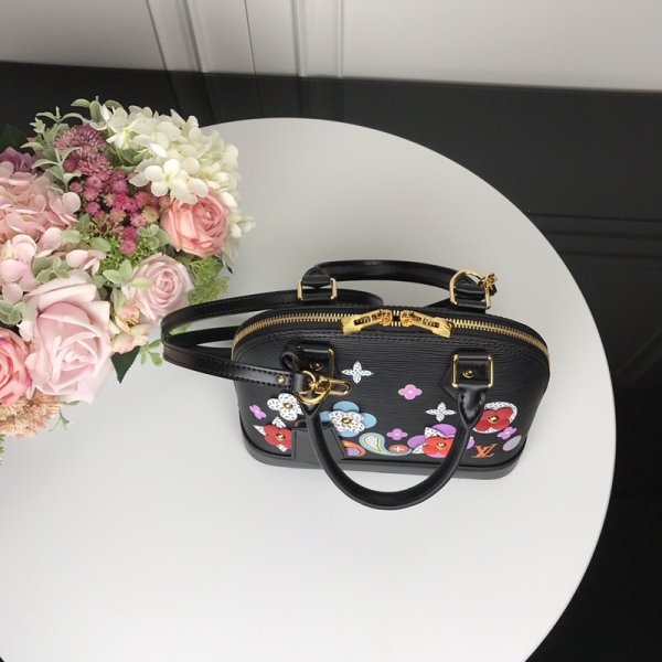 Beste Louis Vuitton M Black Alma Bb Epi Leder Luxus Replica