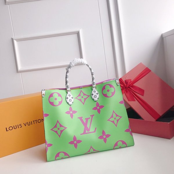 Louis Vuitton billiger Escale Onthego GM Tote Taschen M44576 Grün Luxus Replica Handtaschen