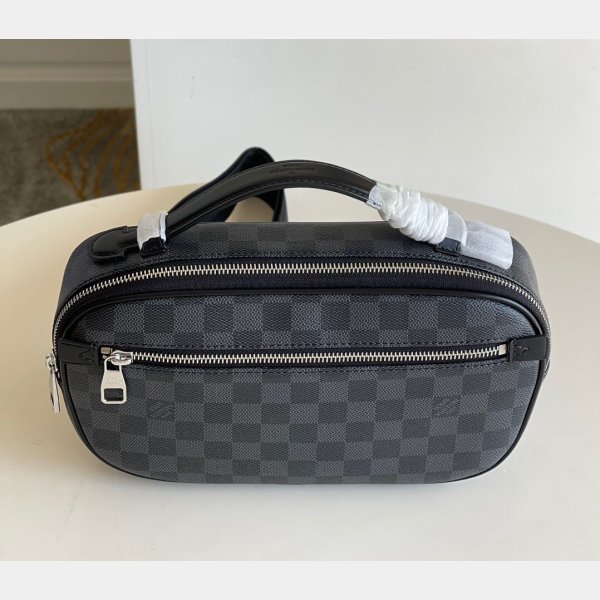 Designer Louis Vuitton Replicas Ambler Damier Graphit Bum N41289 Beutel