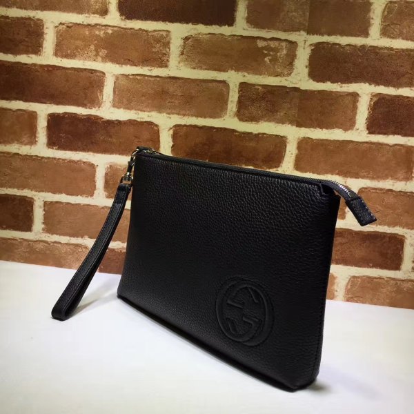 Gucci Top Qualität 322054 Lederwegskoffer Clutches Tasche Luxus