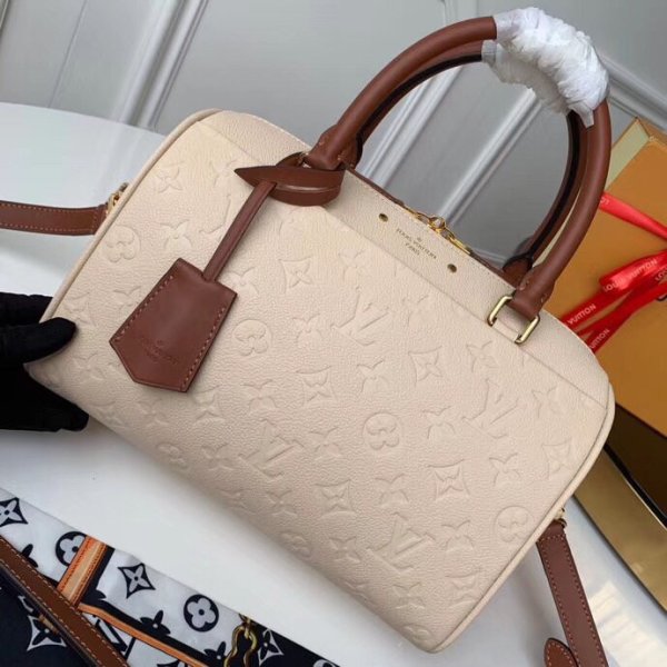 Knockoff Louis Vuitton Top Qualit T Speedy Bandouliere Tasche Cm Monogramm Beige Luxus