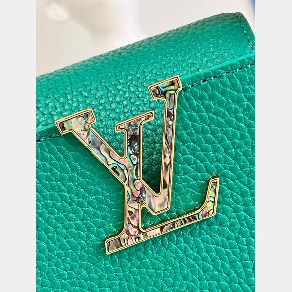 Louis Vuitton Perfect Capucine Structured Crossbody Satchels M48865