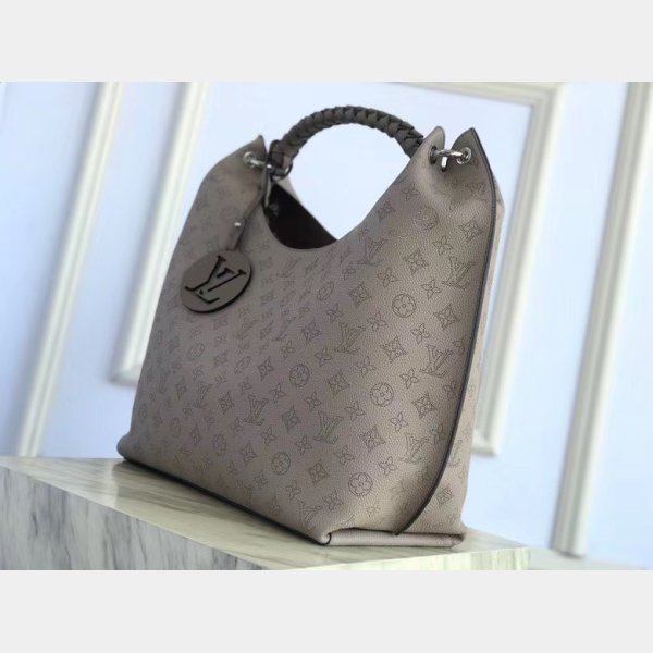 Replica Louis Vuitton Carmel Mahina Bag Biege 